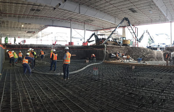 Concrete Development at Commercial Concrete Structure – Fremont, CA