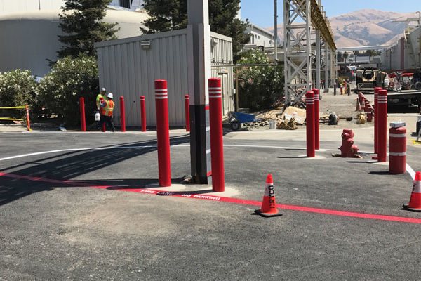 Concrete Project at Commercial Bollards – Fremont, CA