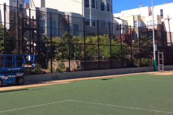 Fence Installation at Mission Playground – San Francisco, CA