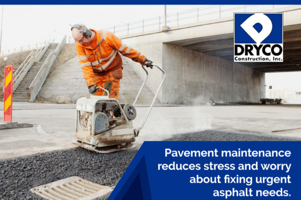 Pavement maintenance reduces stress about asphalt needs