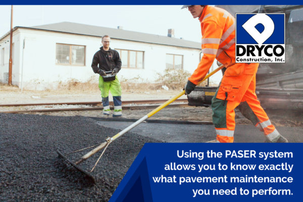 Use the PASER system to perform asphalt maintenance