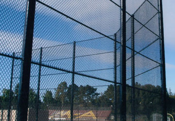 service fencing at ball field