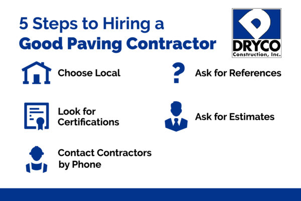 5 steps to hiring a good paving contractor