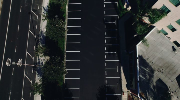 Parking Lot Striping: All You Need To Know A parking lot striping job completed by the DRYCO team in Santa Clara.