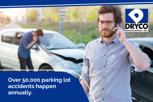 Over 50,000 parking lot accidents happen annually