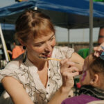face painting at employee appreciation data