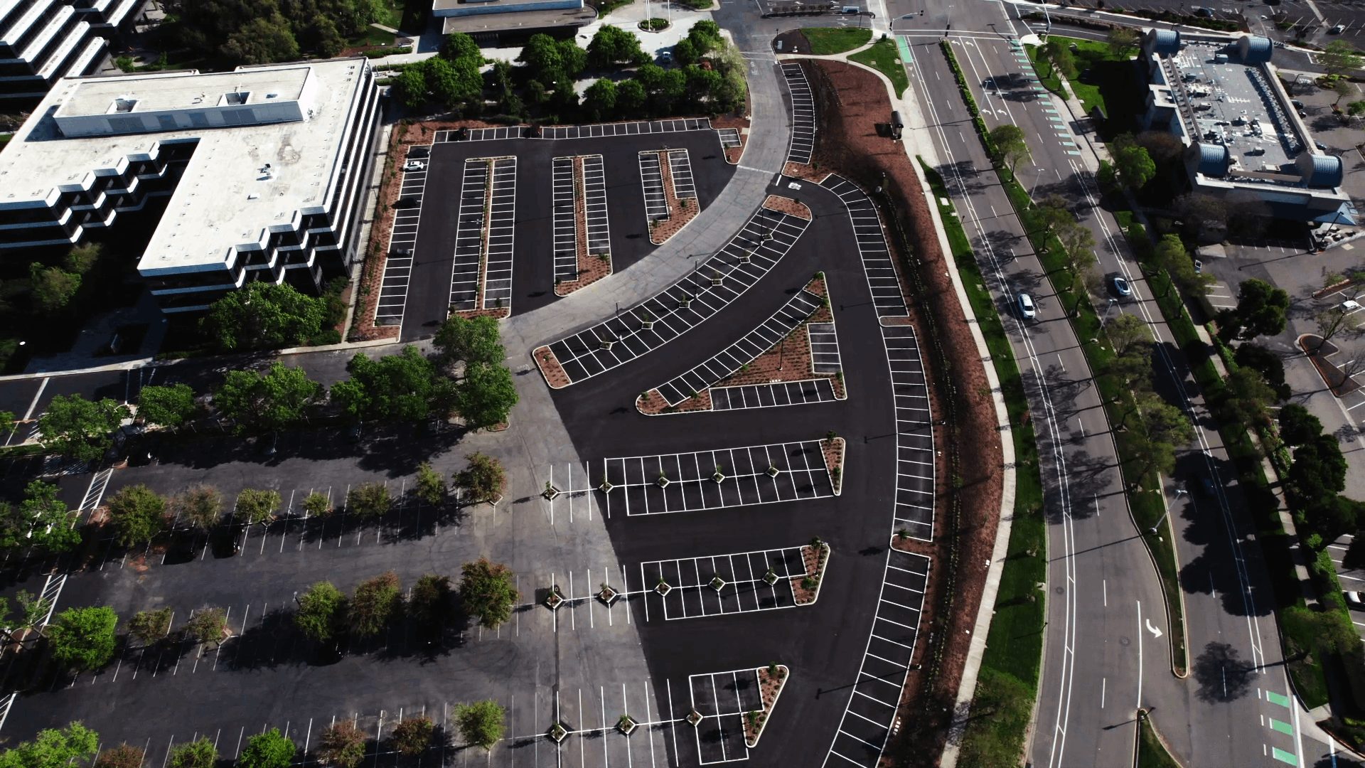 Is Asphalt Better For Your Parking Lot Construction Than Concrete New An asphalt parking lot that DRYCO constructed. Learn if asphalt or concrete is better for parking lot construction here!